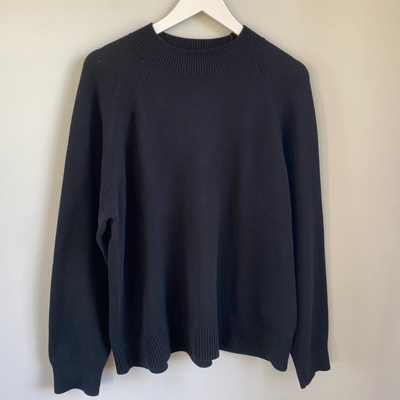 Quince Sweaters - Quince Organic Cotton Mock Neck Sweater
